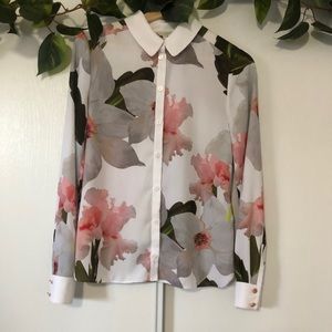 Ted Baker London long sleeve blouse
